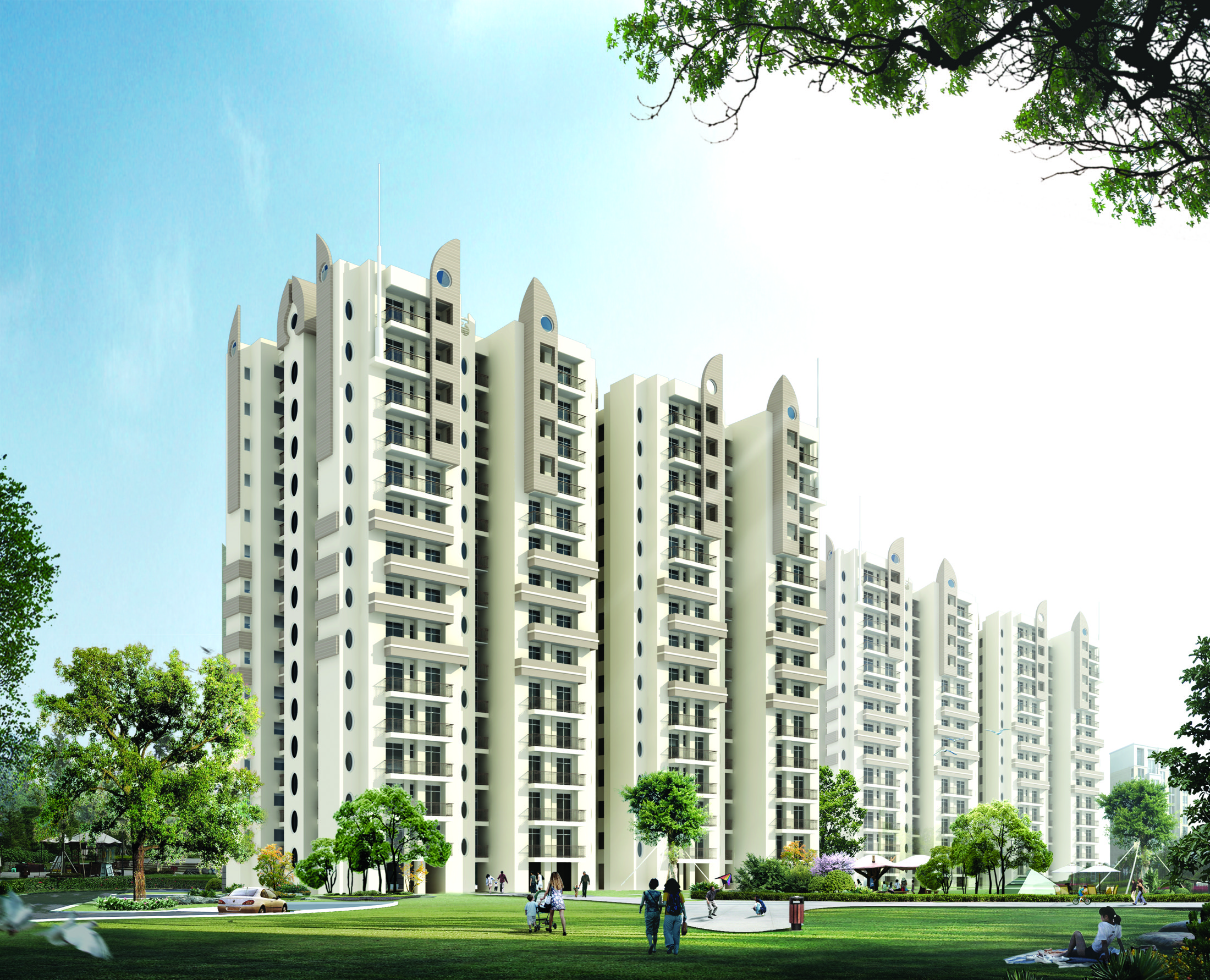 Architectural render of Star Rameshwaram residences